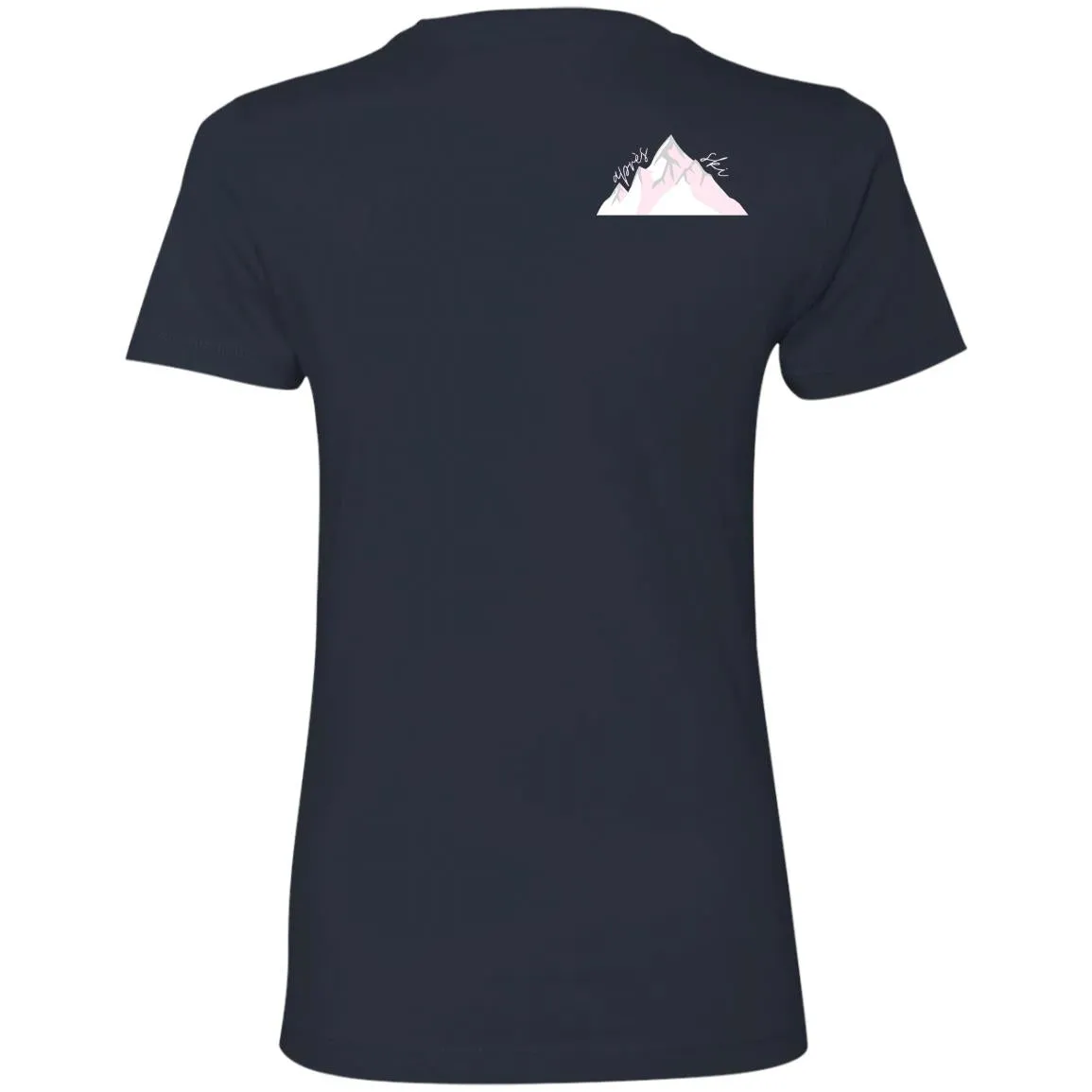 "Apres Ski- PINK" Ladies' Boyfriend T-Shirt