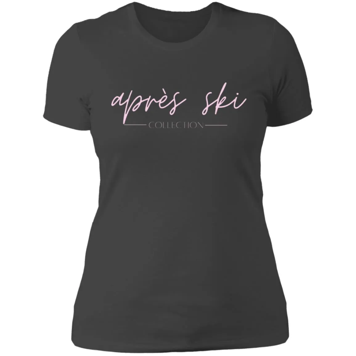 "Apres Ski- PINK" Ladies' Boyfriend T-Shirt
