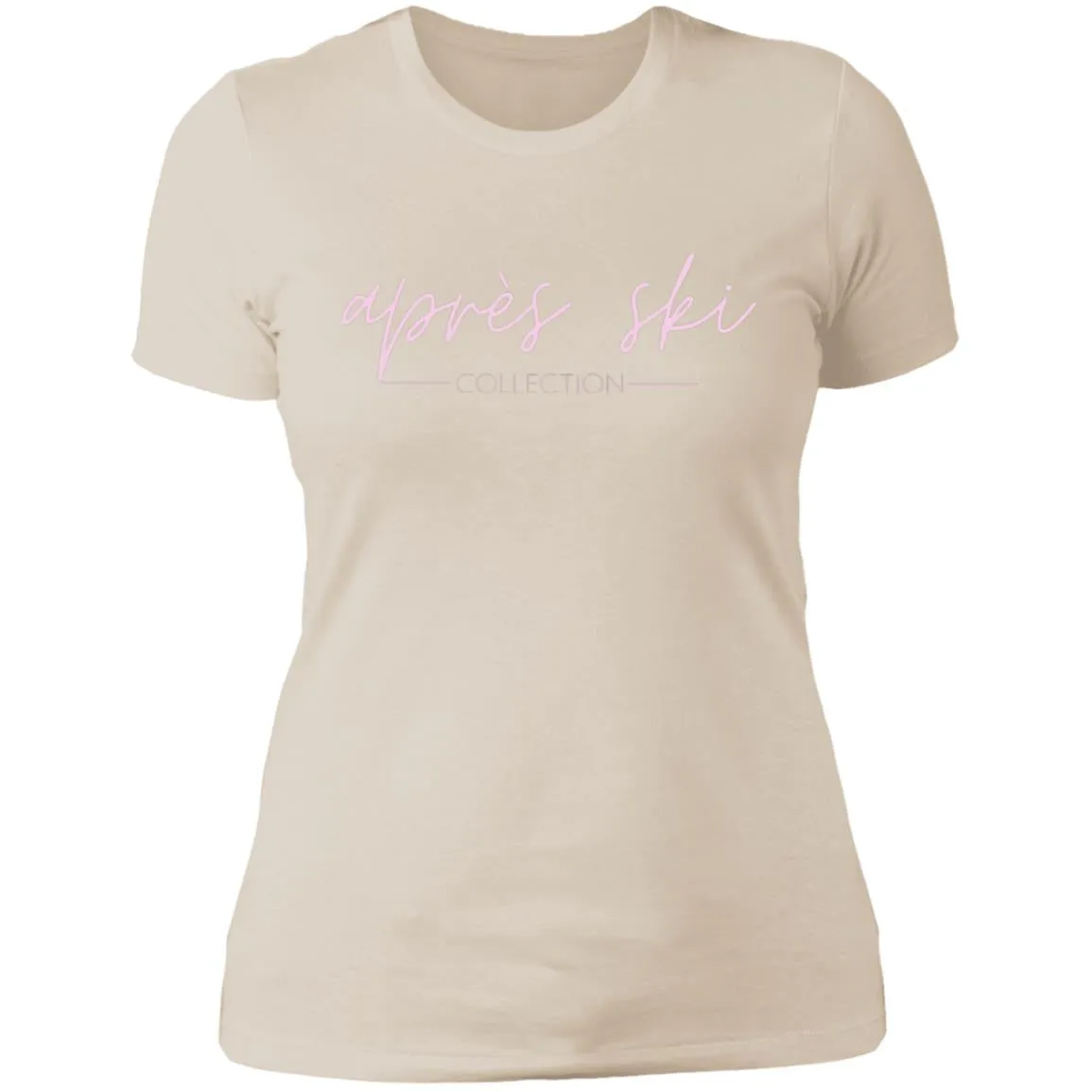 "Apres Ski- PINK" Ladies' Boyfriend T-Shirt