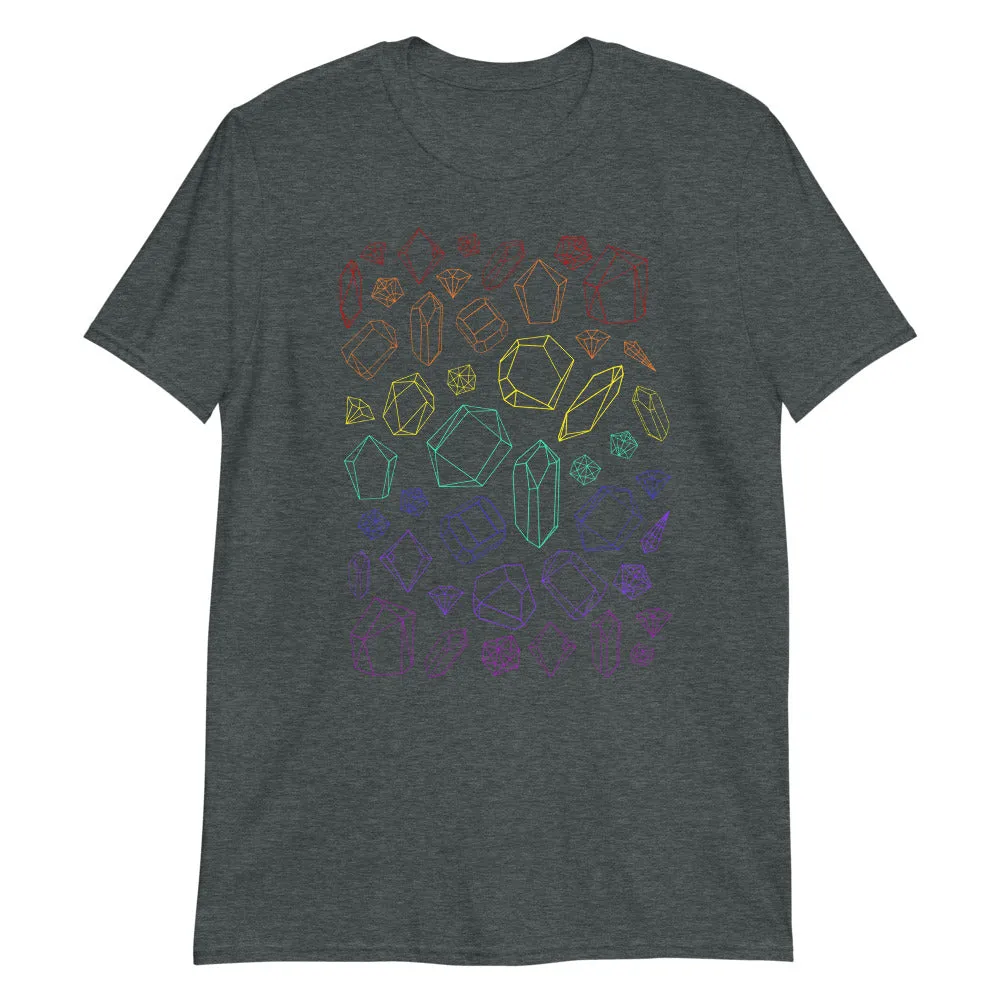 Rainbow Crystal Short-Sleeve Unisex T-Shirt