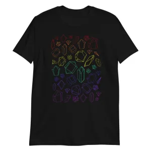 Rainbow Crystal Short-Sleeve Unisex T-Shirt