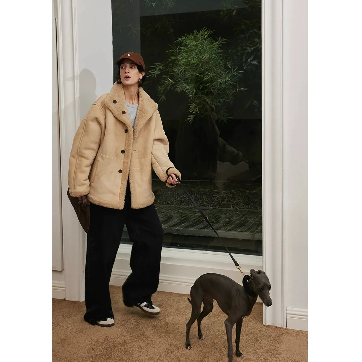 Reversible Luxe Shearling Jacket