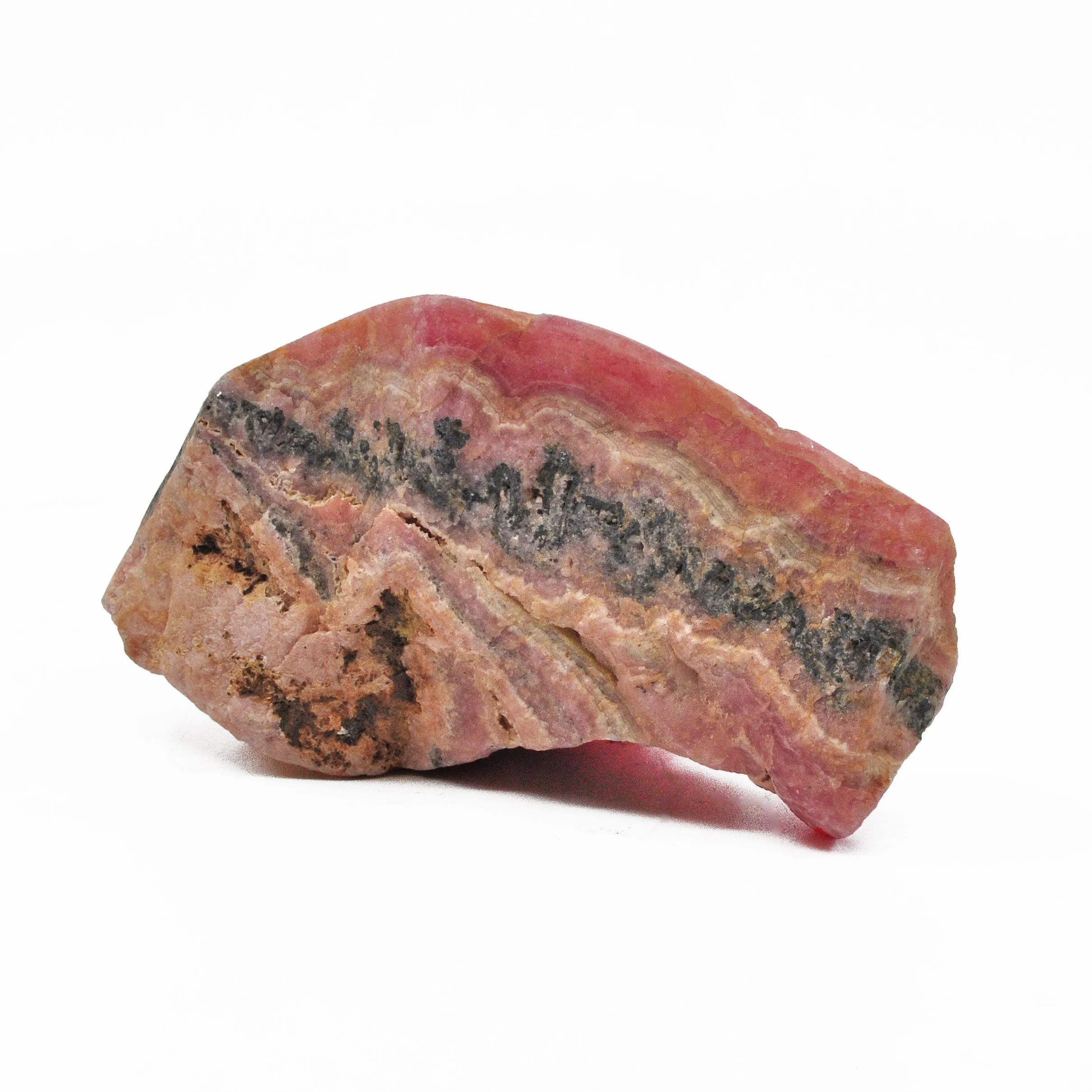 Rhodochrosite 4.37 inch 0.88 lbs Partial Polished Free Form Natural Crystal - Argentina
