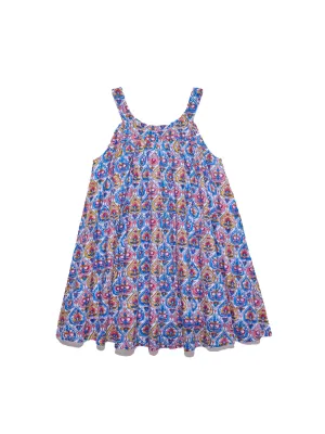 Roberta Roller Rabbit Girls Akar Juliette Dress 4 Years Blue