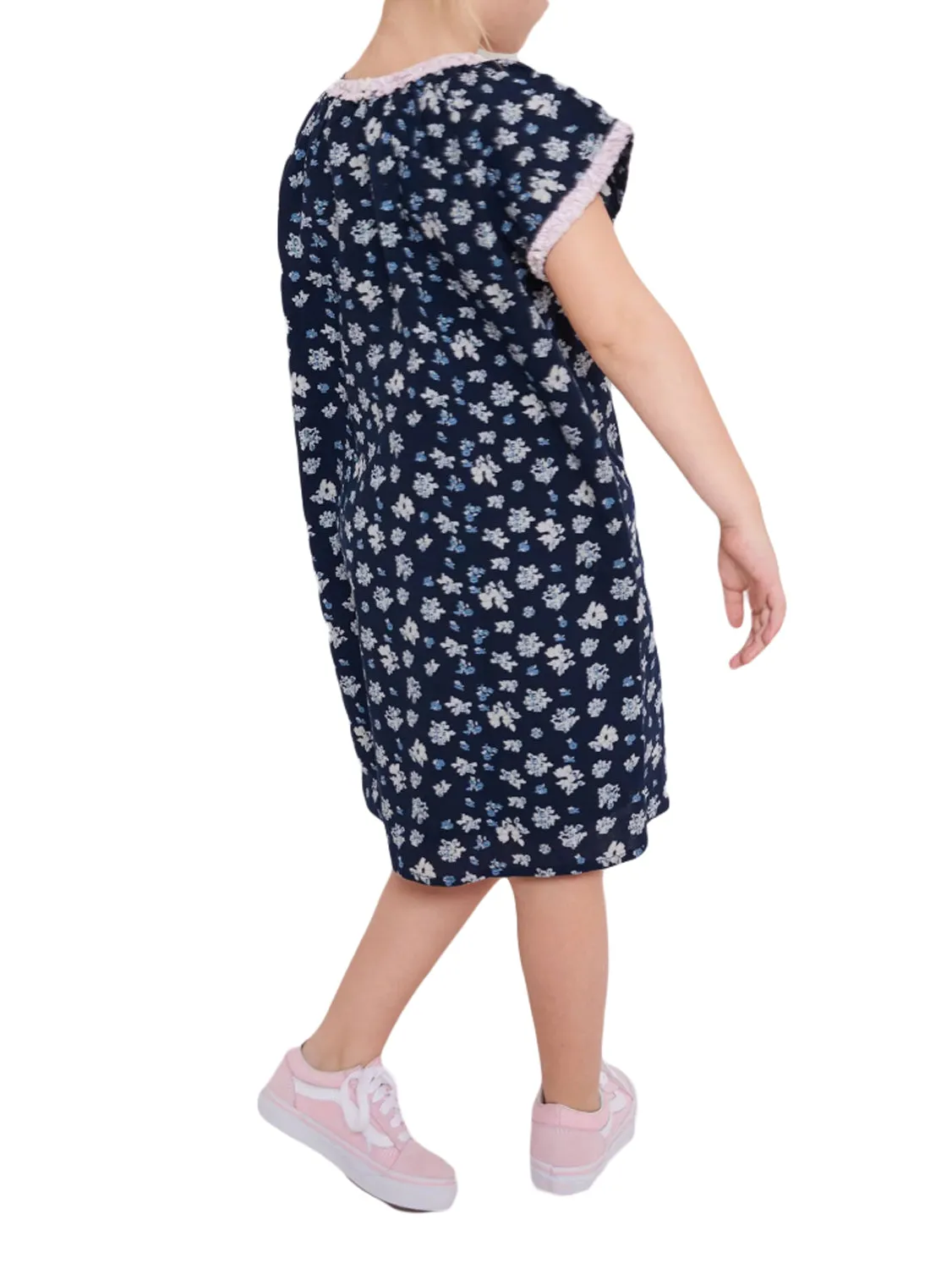 ROBERTA ROLLER RABBIT Little Girls Navy Blue Jessica Akari Dress 2 Years $55 NEW