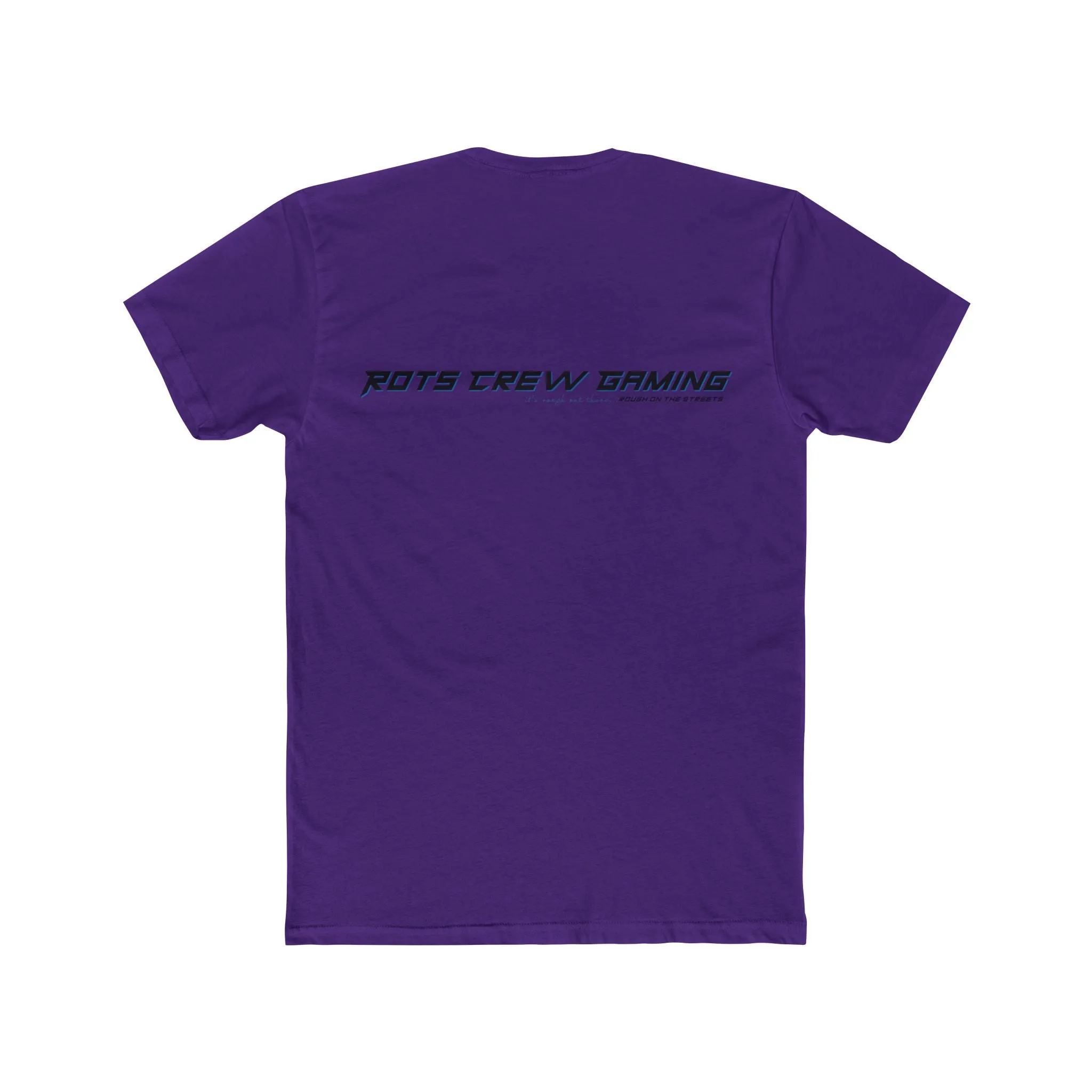 Rots Crew Blue Logo Men's Cotton Crew Tee