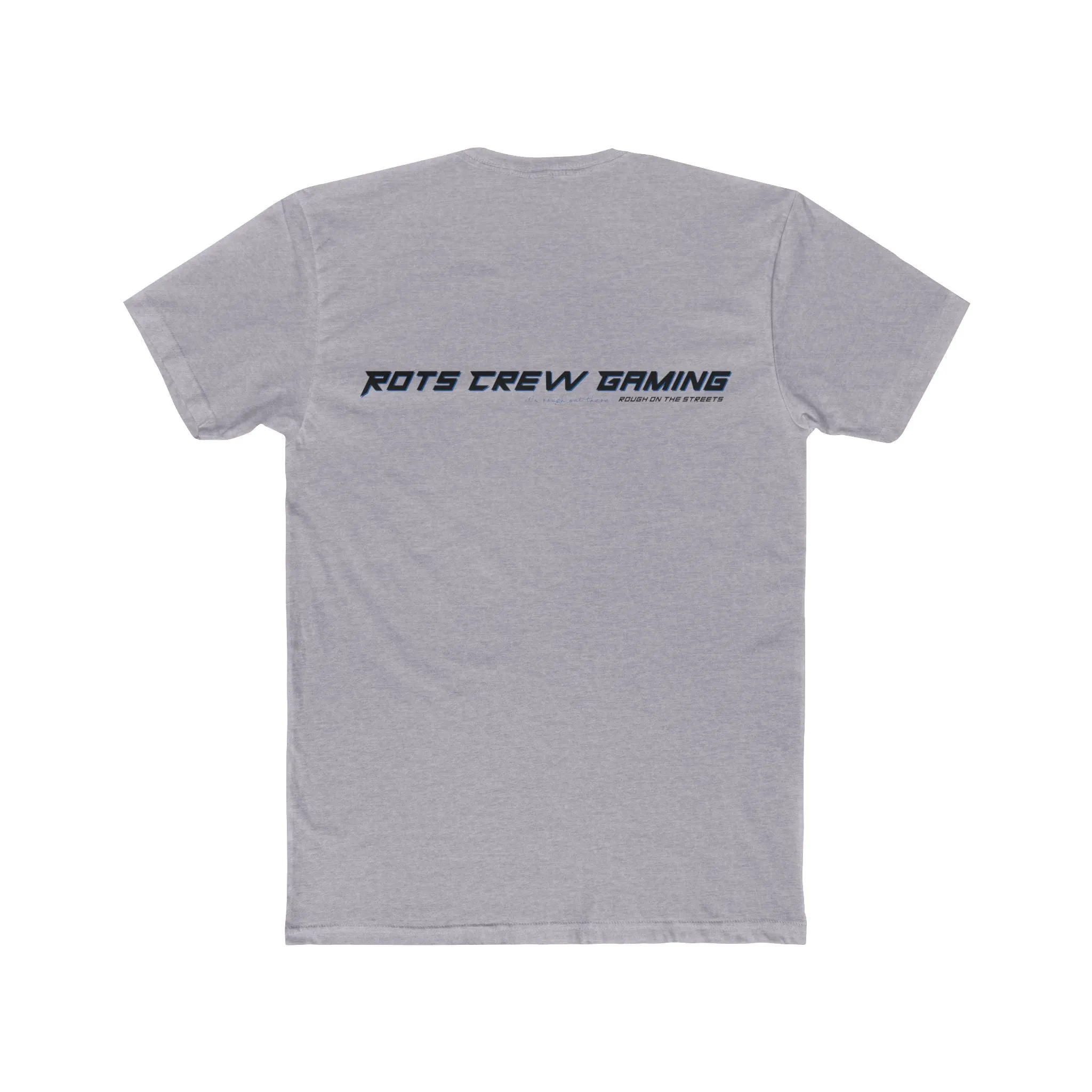Rots Crew Blue Logo Men's Cotton Crew Tee