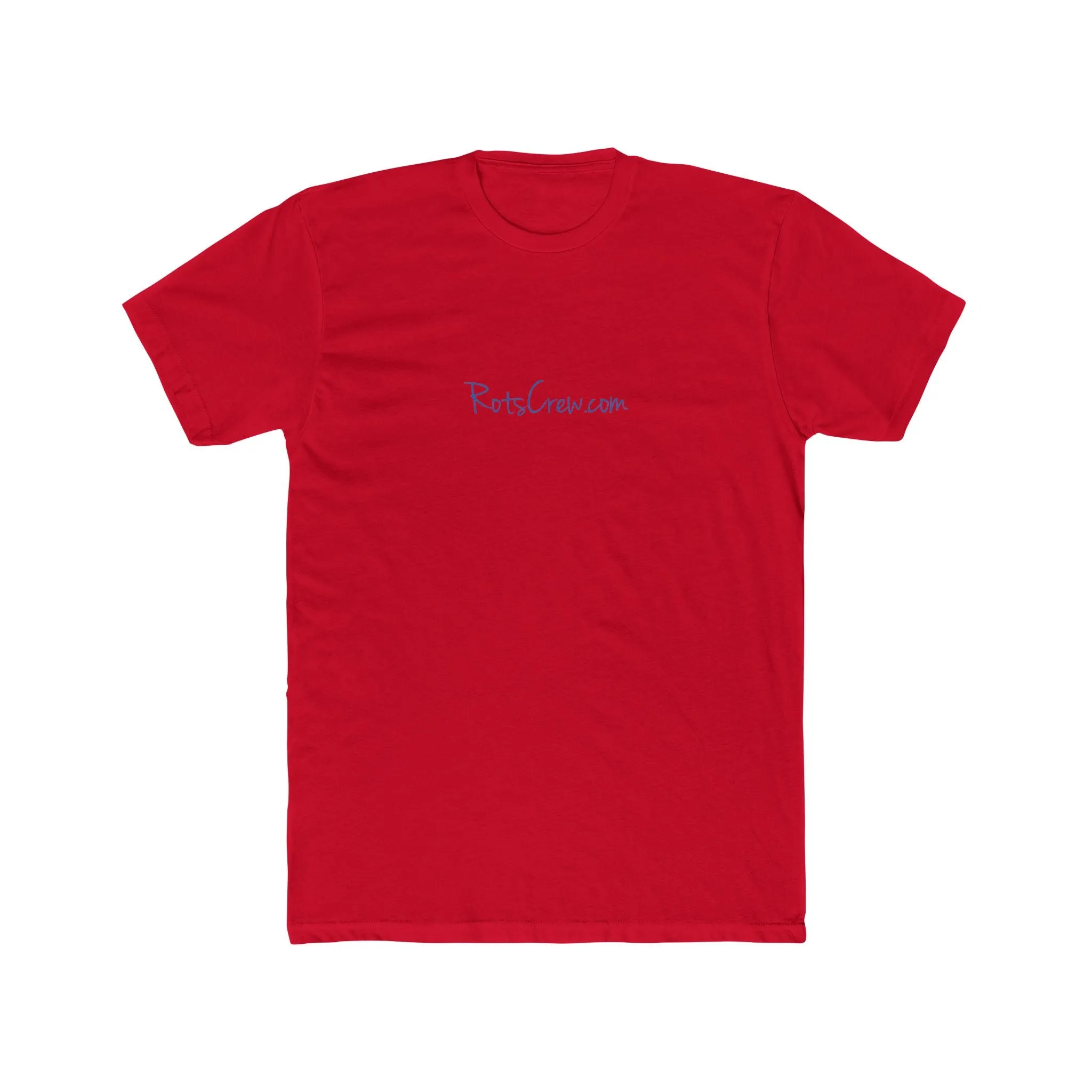 Rots Crew Blue Logo Men's Cotton Crew Tee
