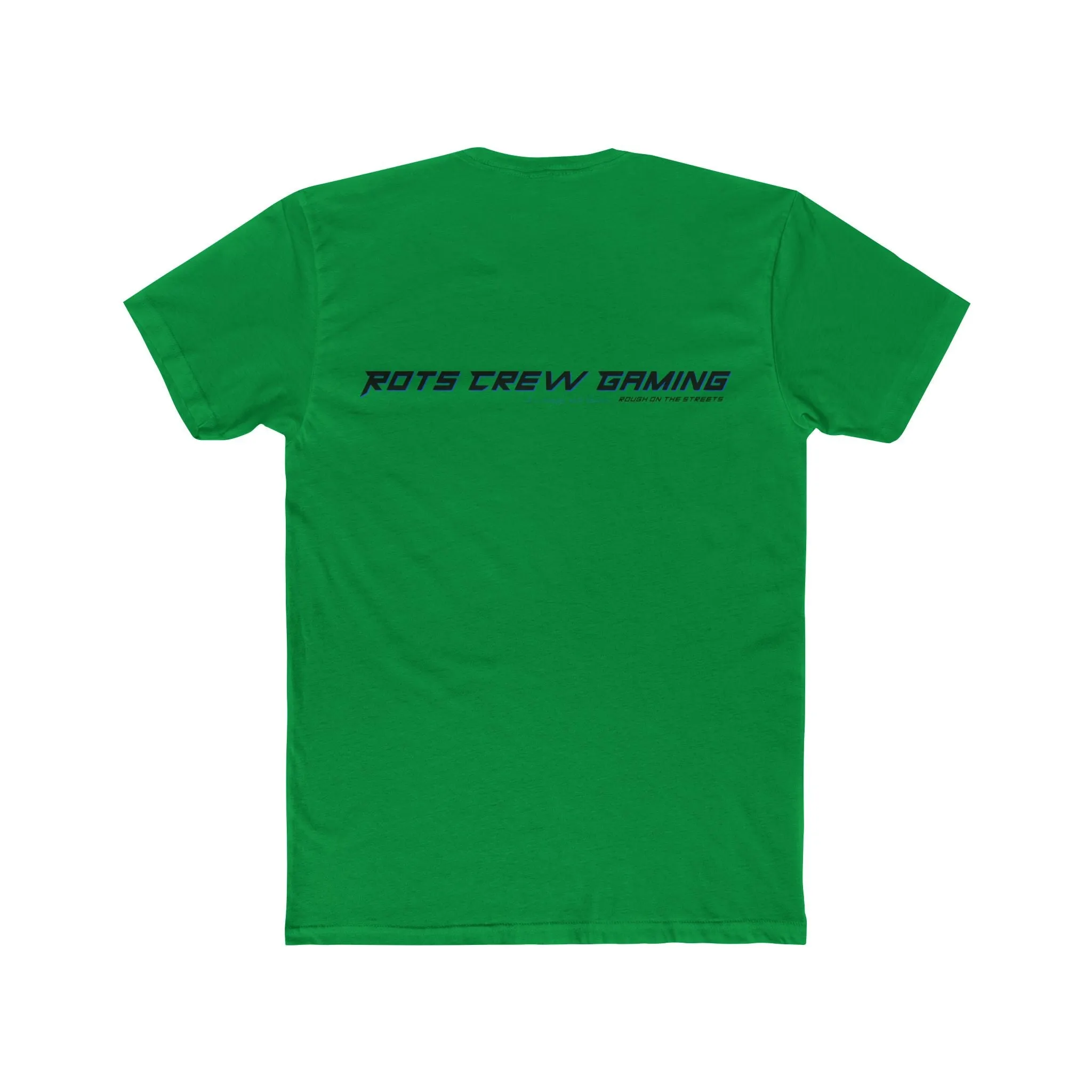 Rots Crew Blue Logo Men's Cotton Crew Tee