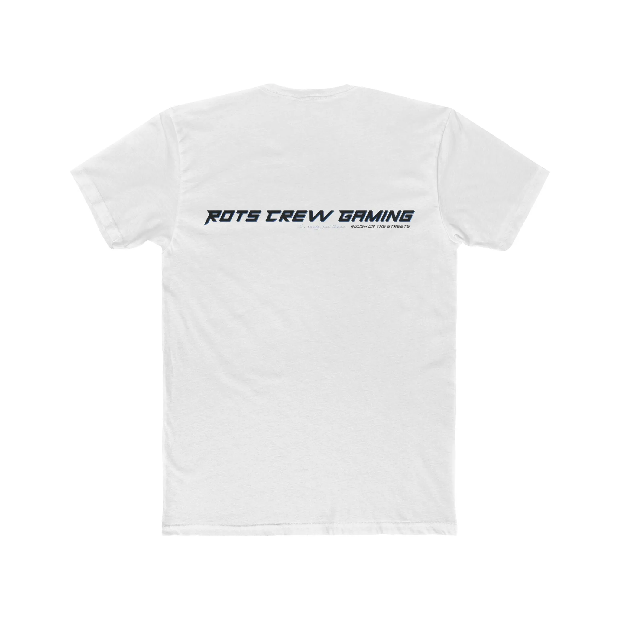 Rots Crew Blue Logo Men's Cotton Crew Tee