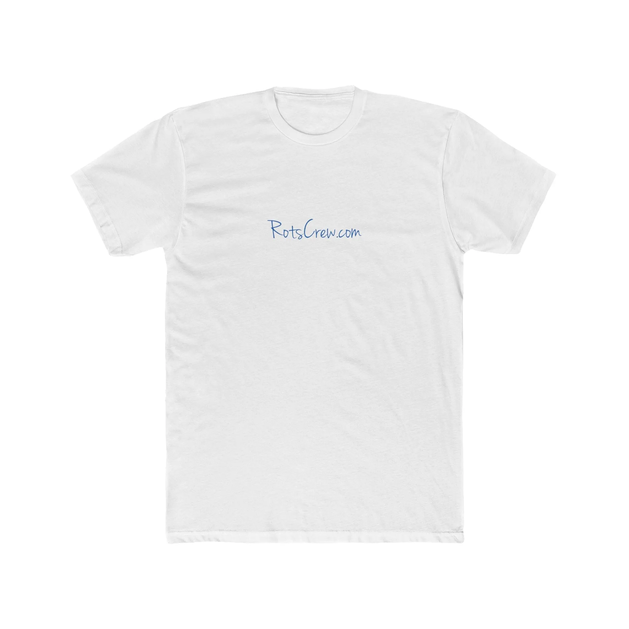 Rots Crew Blue Logo Men's Cotton Crew Tee