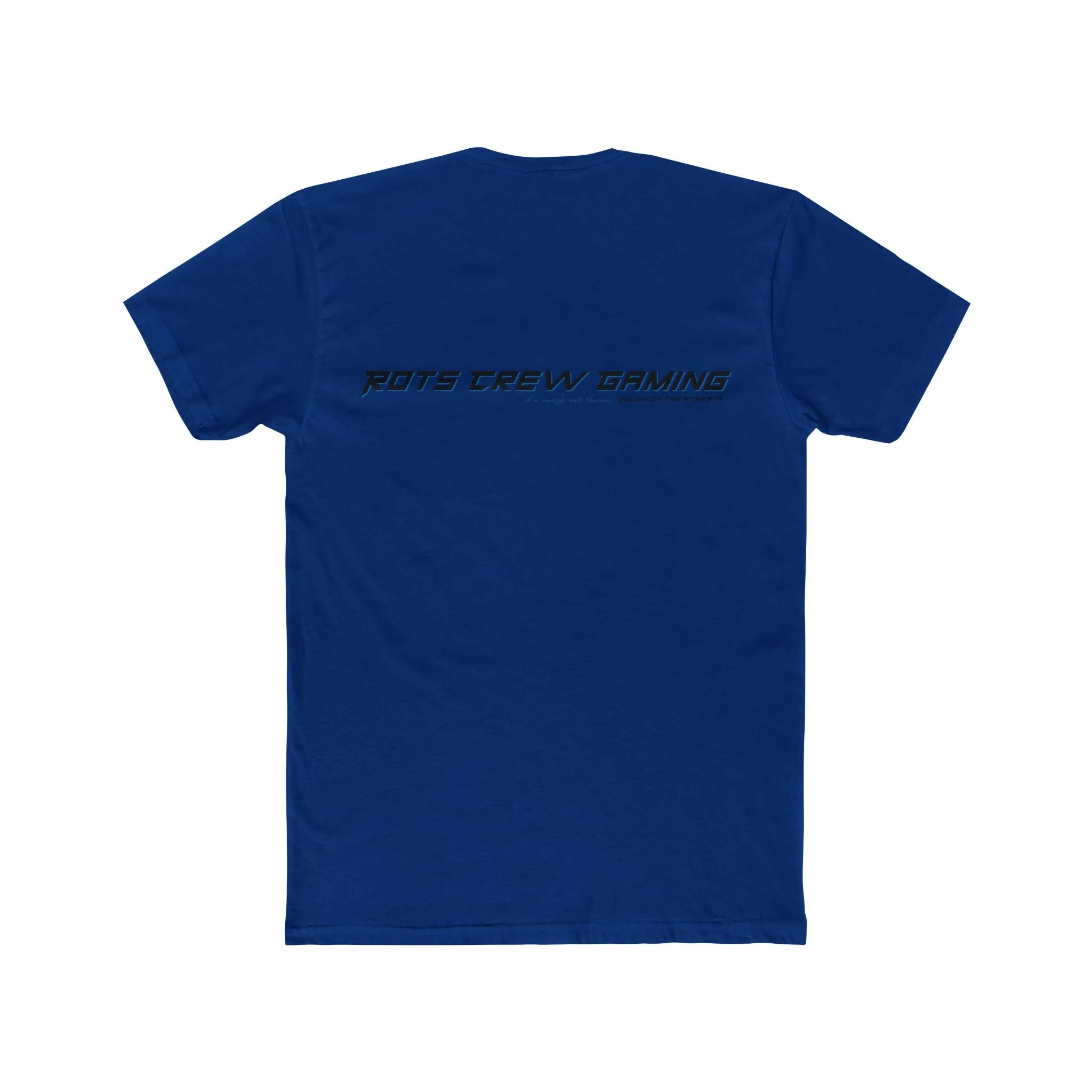 Rots Crew Blue Logo Men's Cotton Crew Tee