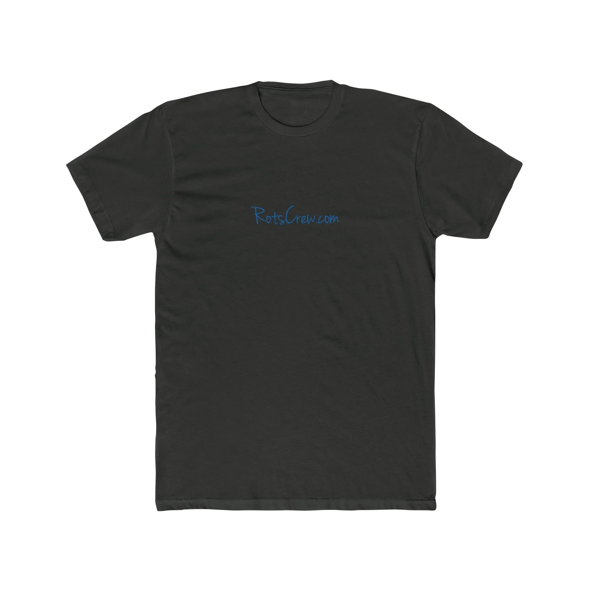Rots Crew Blue Logo Men's Cotton Crew Tee