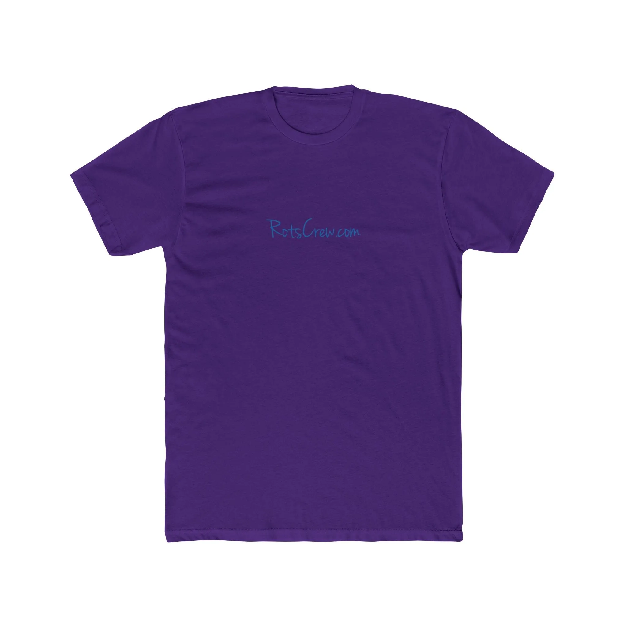 Rots Crew Blue Logo Men's Cotton Crew Tee