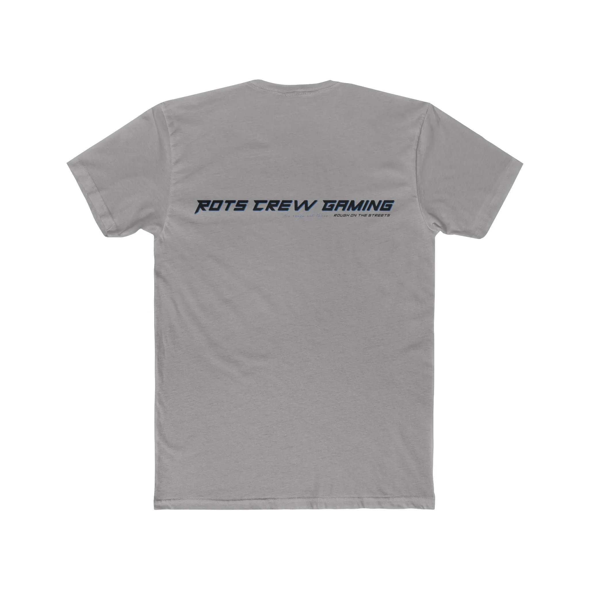 Rots Crew Blue Logo Men's Cotton Crew Tee