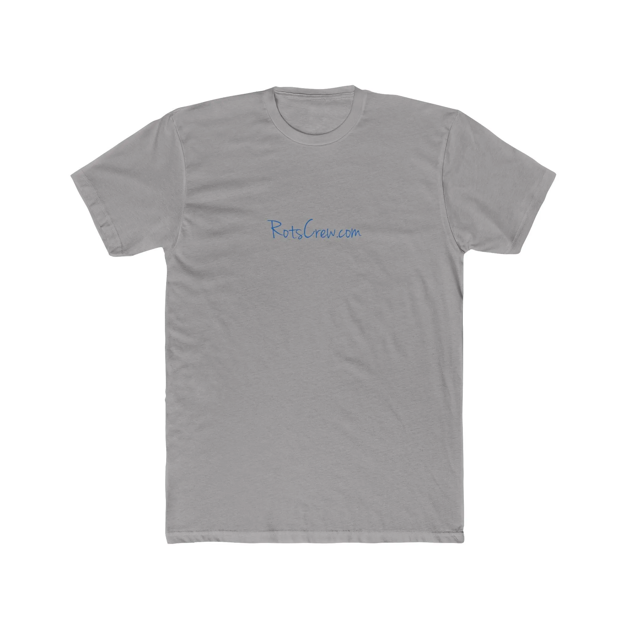 Rots Crew Blue Logo Men's Cotton Crew Tee