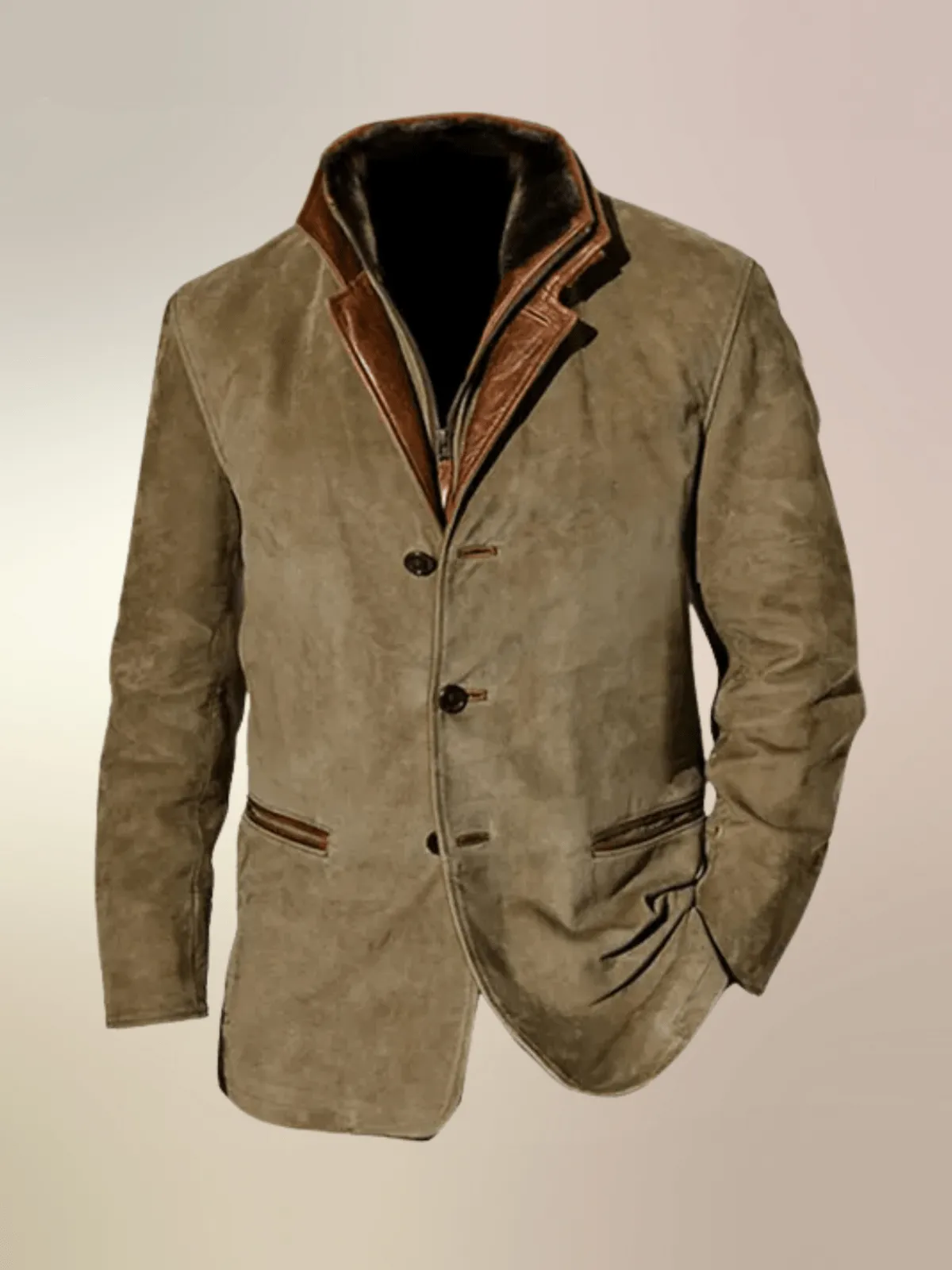 Rowan | Vintage Mock Jacket with Double Collar