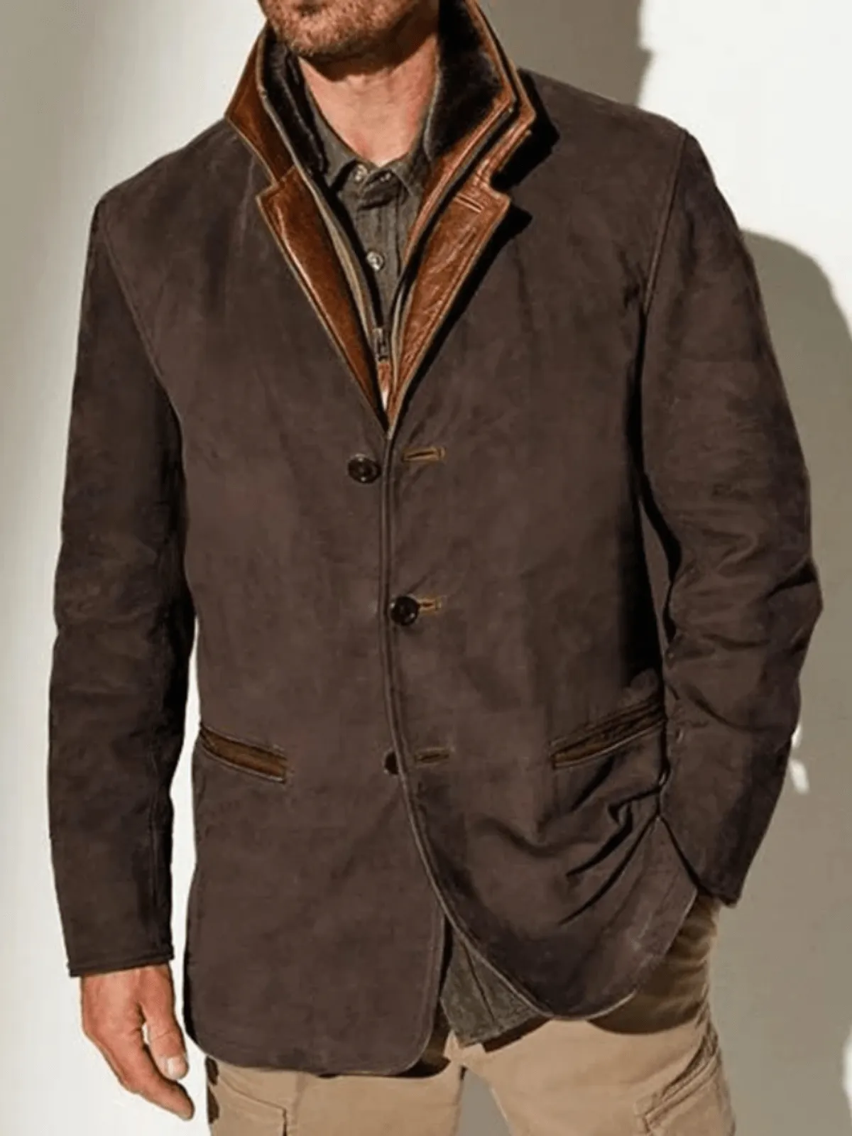 Rowan | Vintage Mock Jacket with Double Collar