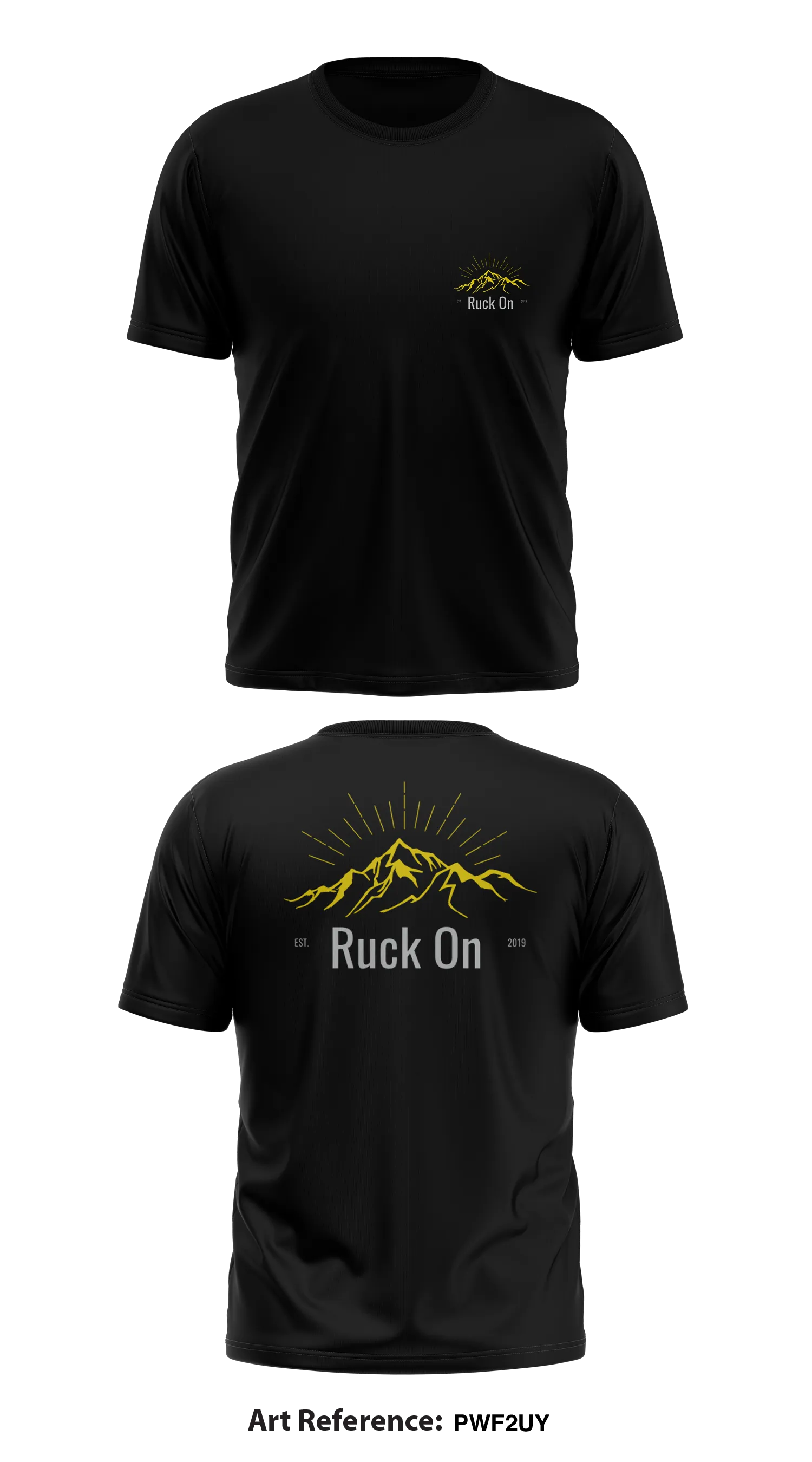 Ruck On Men's Core Men's SS Performance Tee - PWf2uY