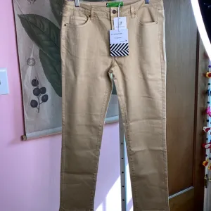 Sandrine Rose Jeans Sunflower Stretchy Size 31 NWT Retail $198