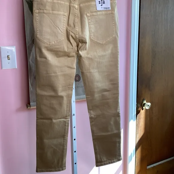 Sandrine Rose Jeans Sunflower Stretchy Size 31 NWT Retail $198