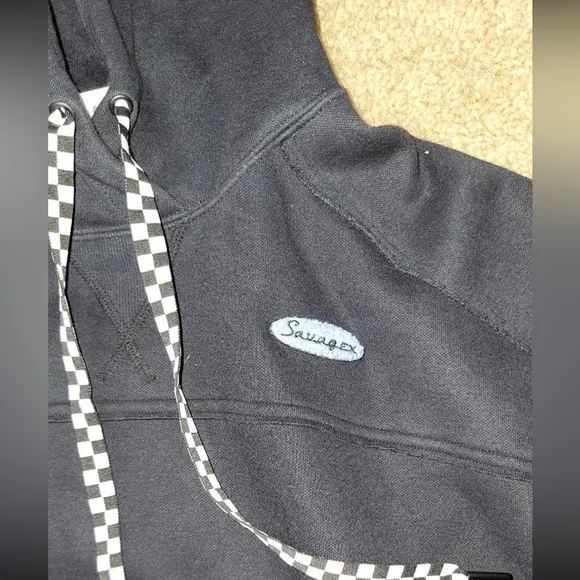 Savage X Fenty Xssential Oversized Flames Hoodie  2xl