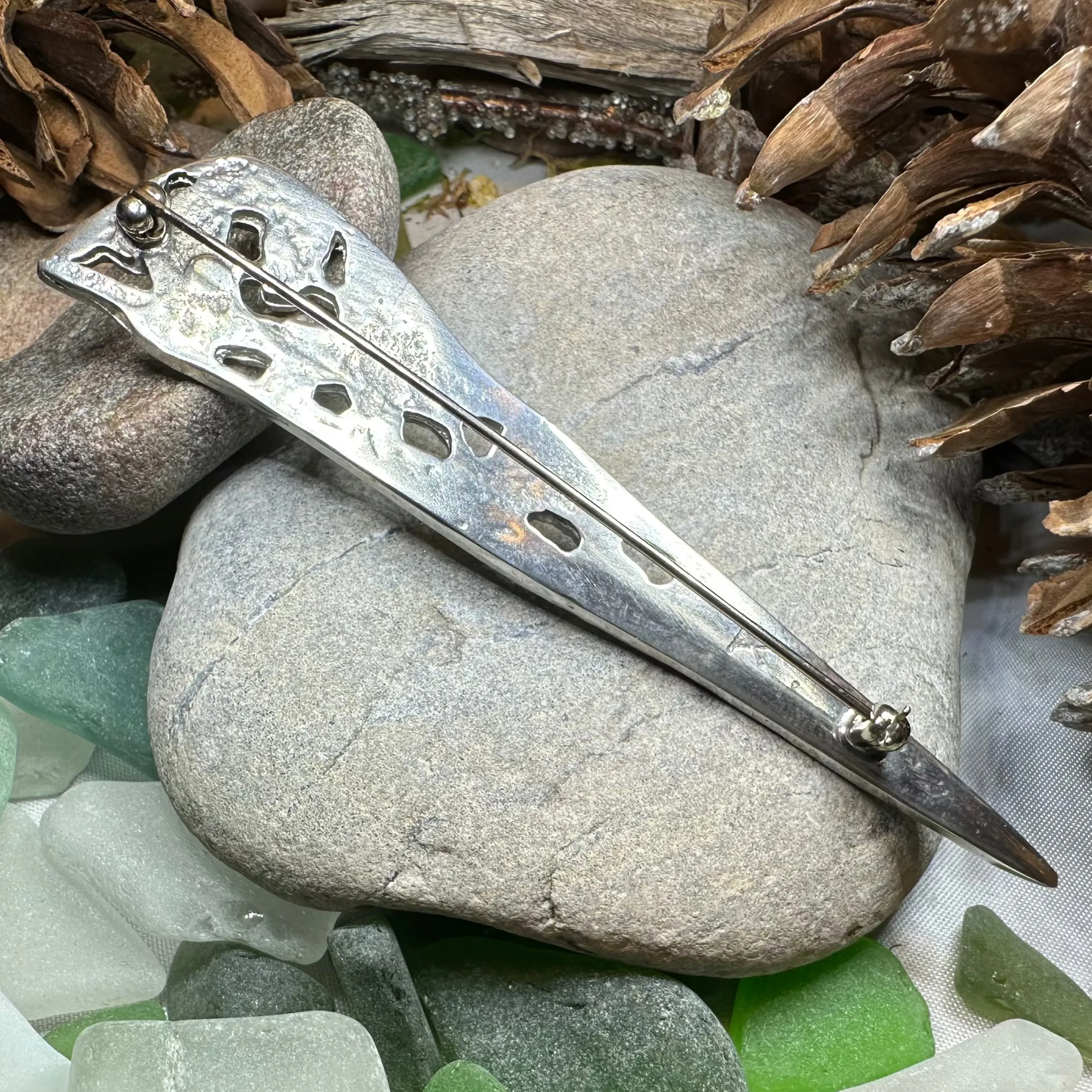 Scottish Celtic Dragon Kilt Pin