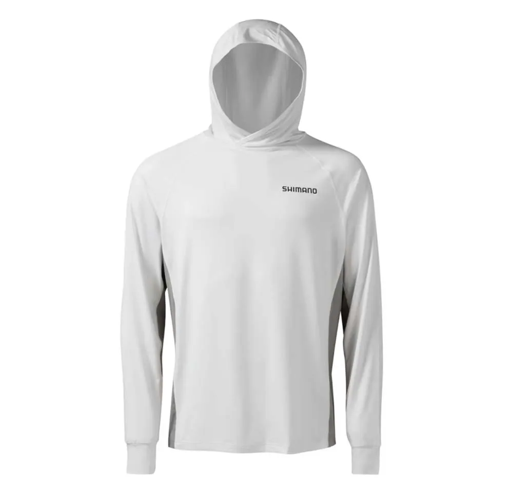 Shimano Hooded Tech Tee Glacier