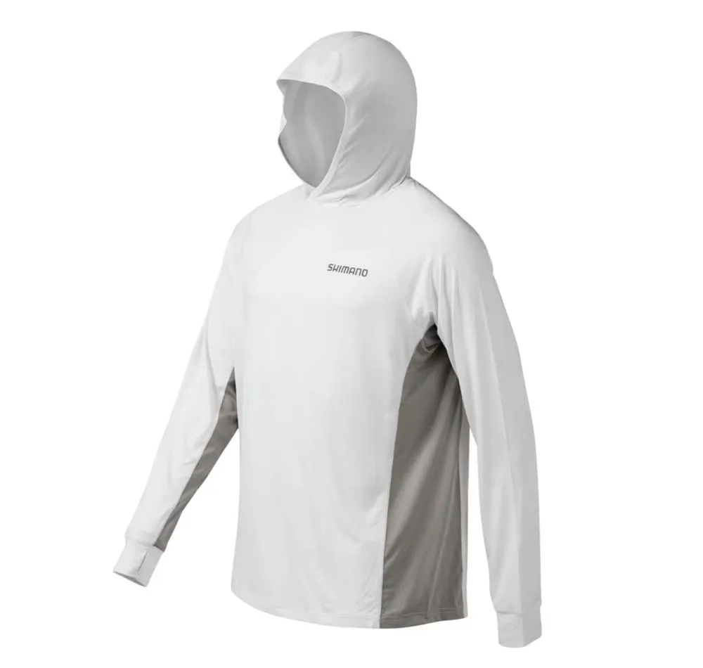 Shimano Hooded Tech Tee Glacier