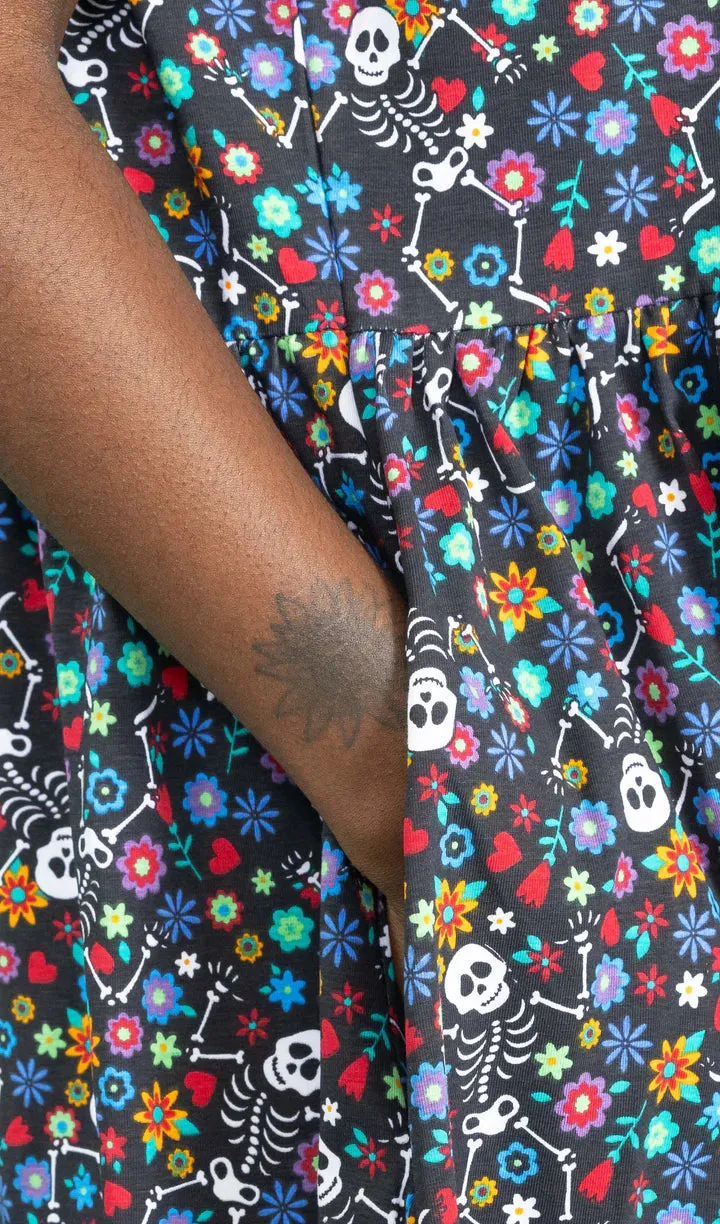 SIZES 8/10* Boogie Bones Oversized Smock Dress