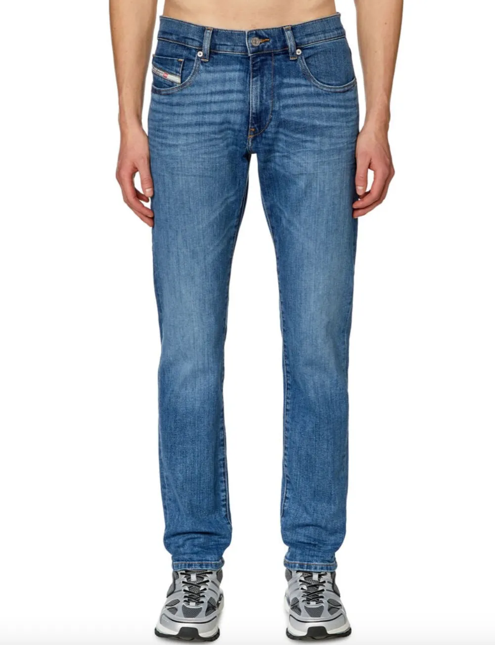 Slim Fit Jeans with Medium Waist and Stretch Denim – Daniel