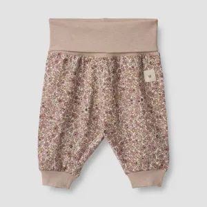 Soft Pants Codyin Grey Rose Flowers