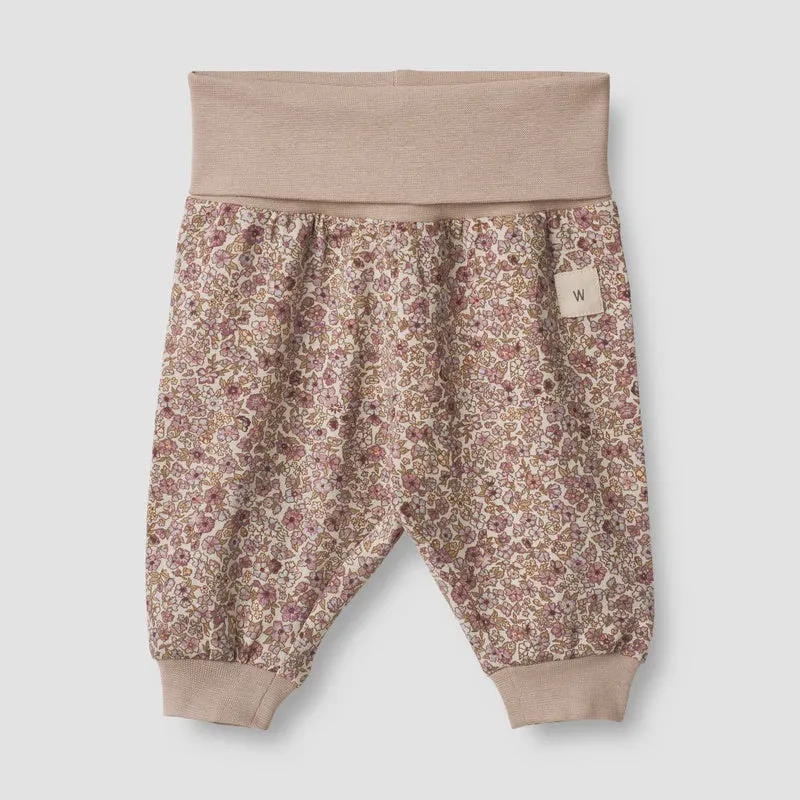 Soft Pants Codyin Grey Rose Flowers