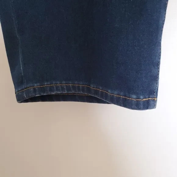 SOFT SURROUNDINGS JEANS WOMENS SZ 2X STRAIGHT LEG PULL ON BLUE  ELASTIC WAIST