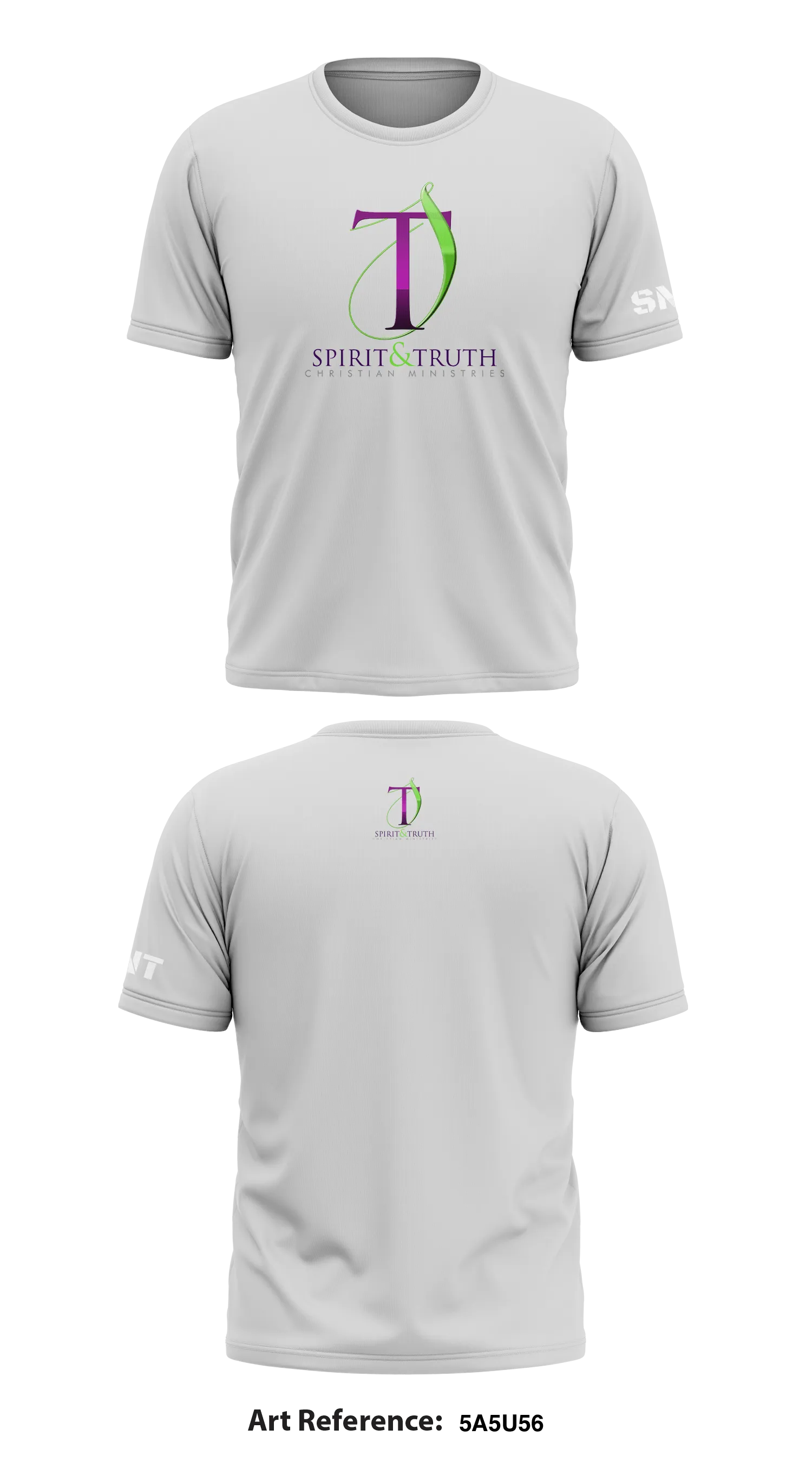 Spirit & Truth Christian Ministries Store 1 Core Men's SS Performance Tee - 5a5U56