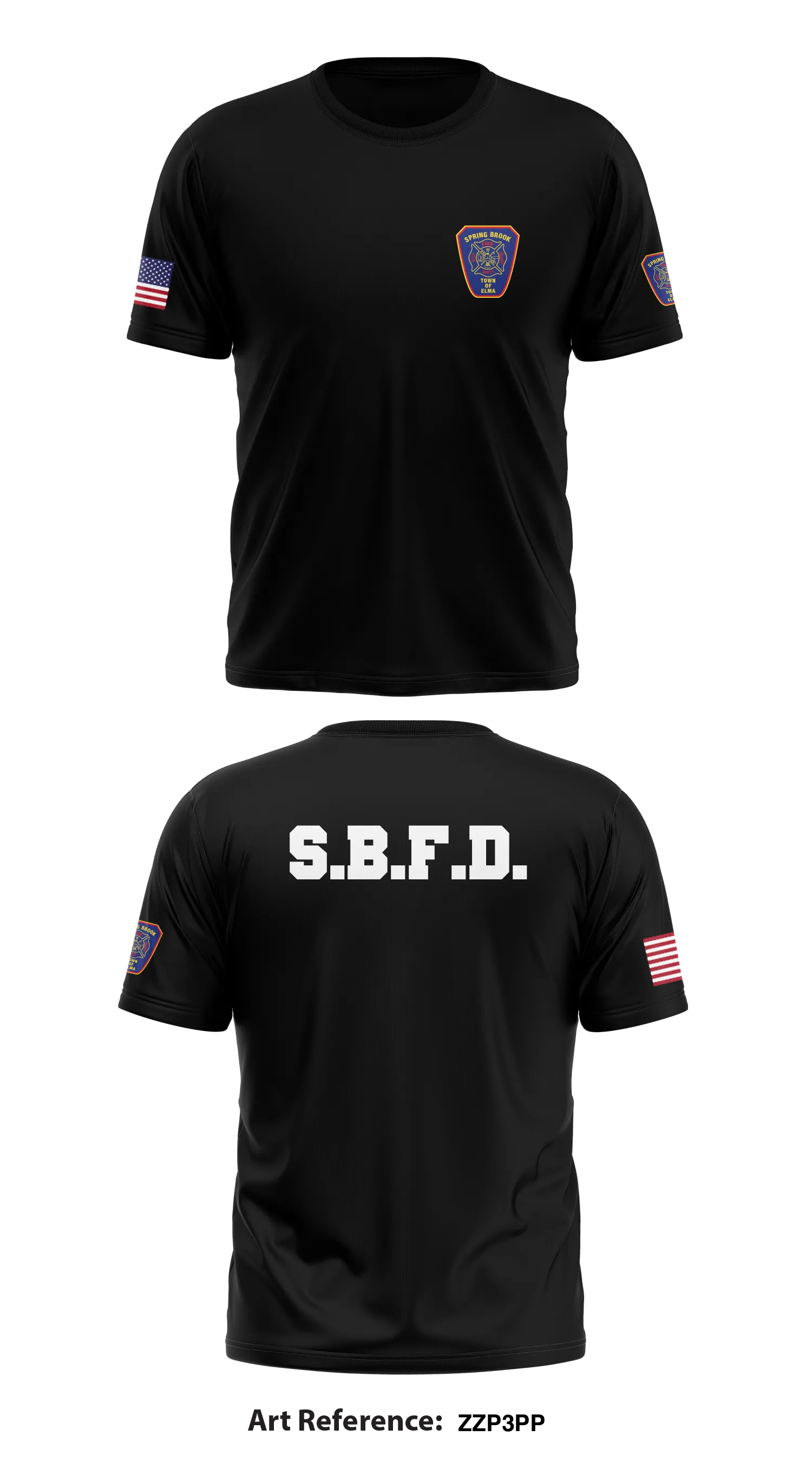 Spring Brook Fire Dist Core Men's SS Performance Tee - zzp3pp