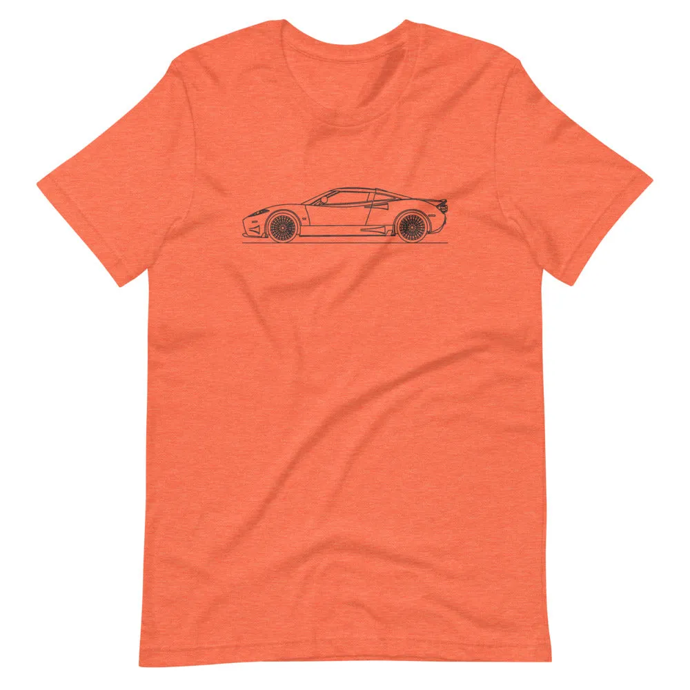 Spyker C8 Preliator silhouette T-shirt