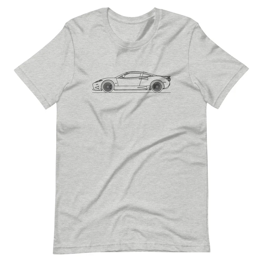Spyker C8 Preliator silhouette T-shirt