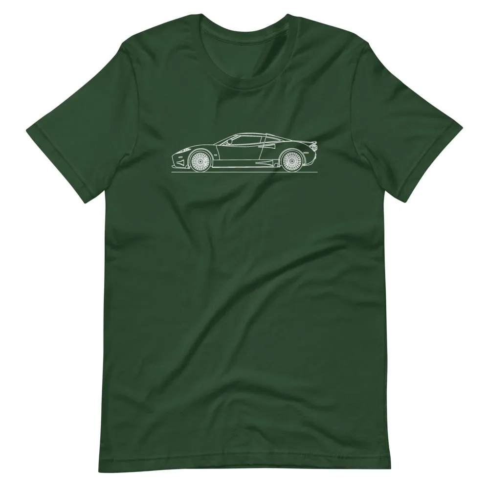 Spyker C8 Preliator silhouette T-shirt