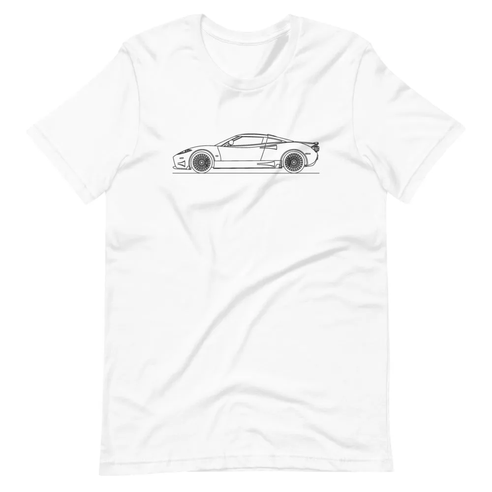 Spyker C8 Preliator silhouette T-shirt