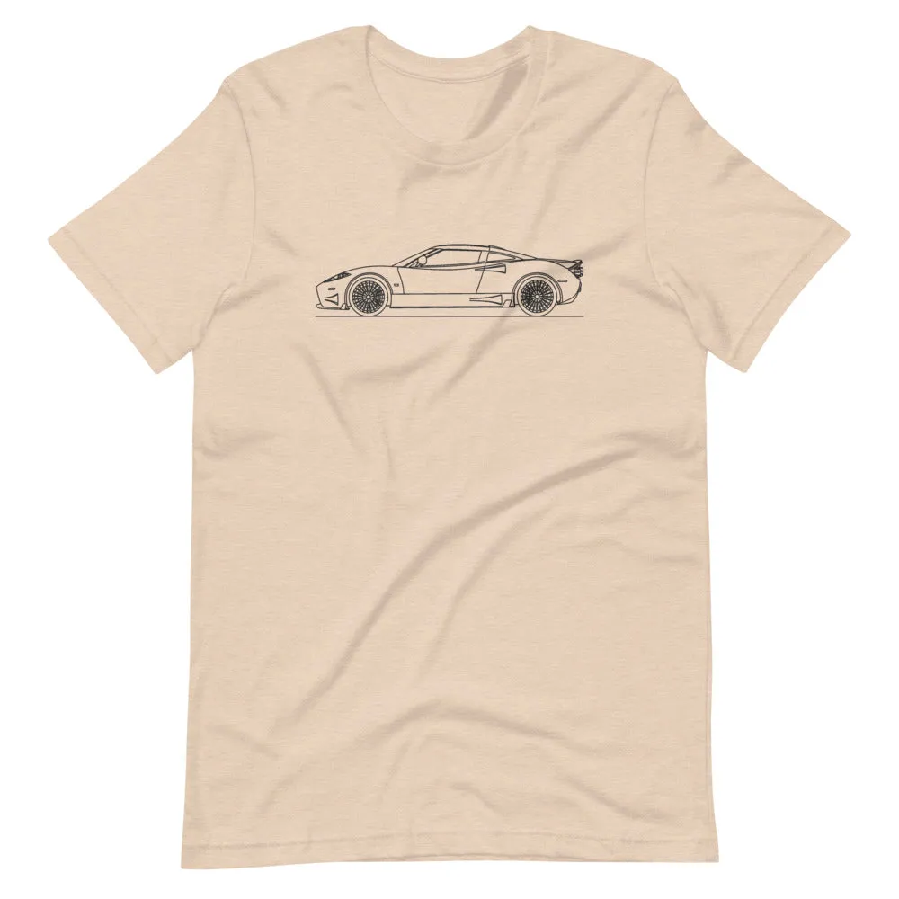 Spyker C8 Preliator silhouette T-shirt