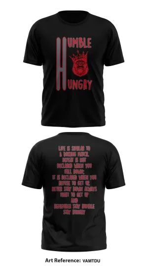 Stay humble and hungry Store 1 Core Men's SS Performance Tee - VaMTDu