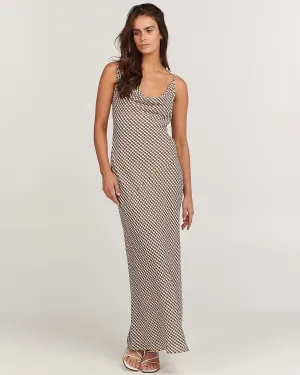 Stone Slip Dress Chocolate