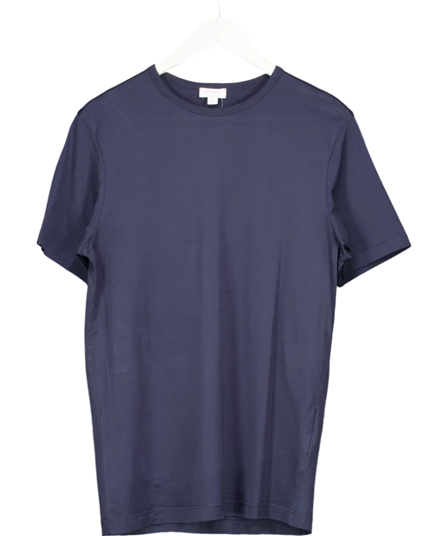 Sunspel Blue Classic T-shirt UK M