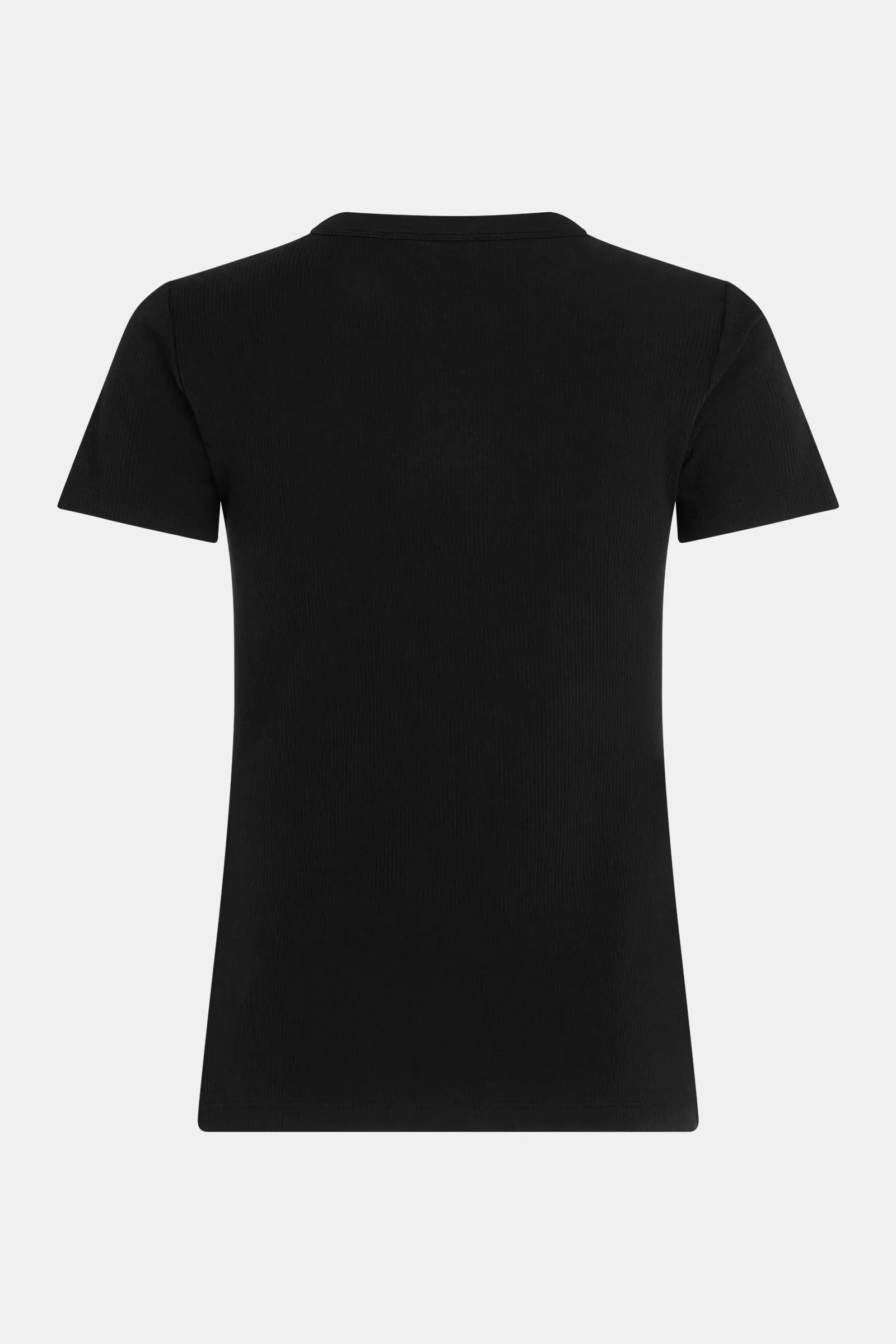 T-SHIRT EMBROIDERY (S25F1585) BLACK - WHITE