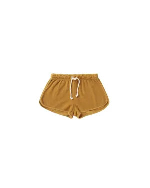 Terry Track Short - Gold