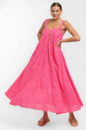 THE LULLABY CLUB POMPEII MAXI DRESS - PINK