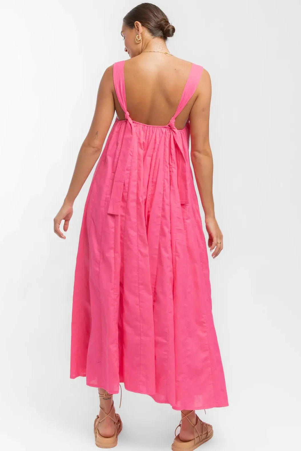 THE LULLABY CLUB POMPEII MAXI DRESS - PINK