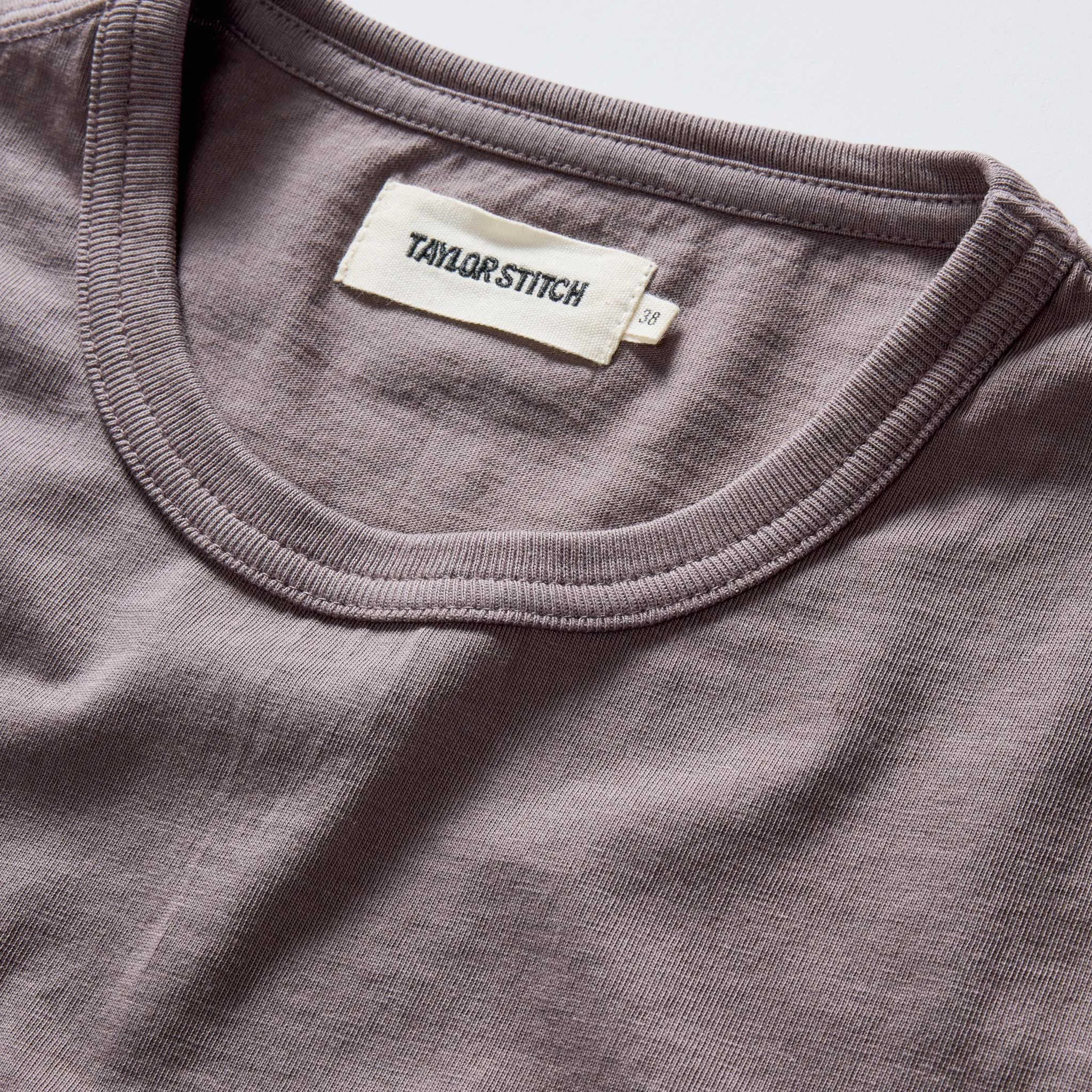The Organic Cotton Tee in Dried Plum