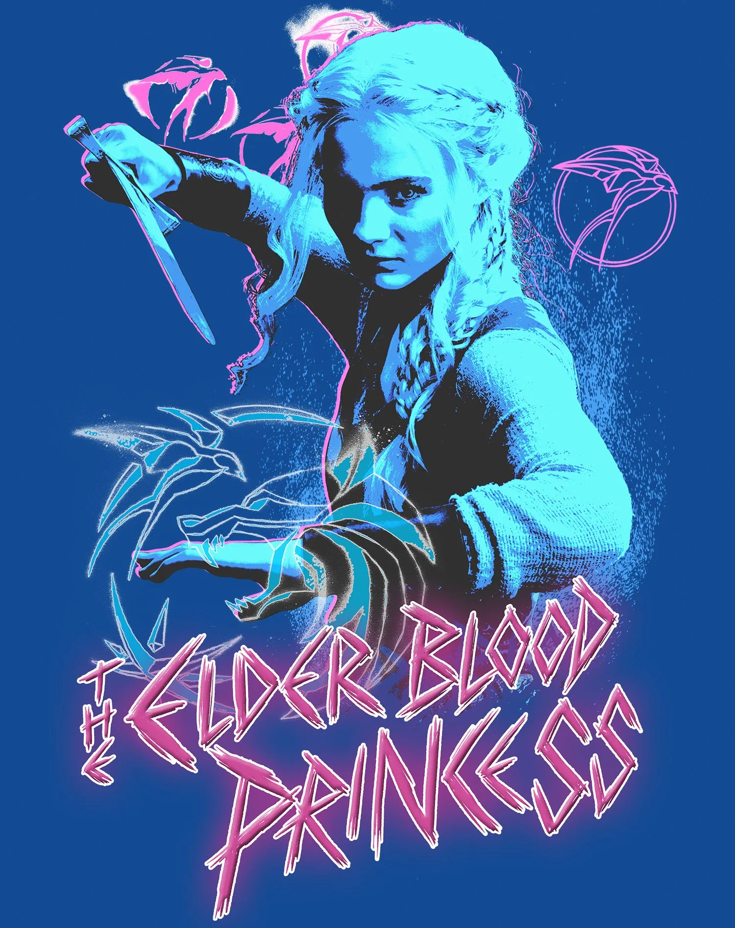 The Witcher Ciri Elder Blood Princess Official Women's T-Shirt